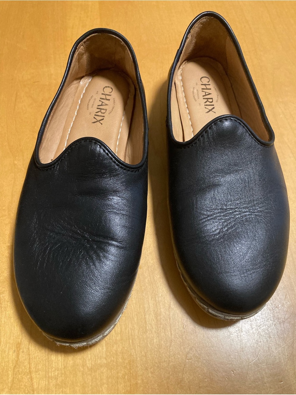 Charix Leather Flats
